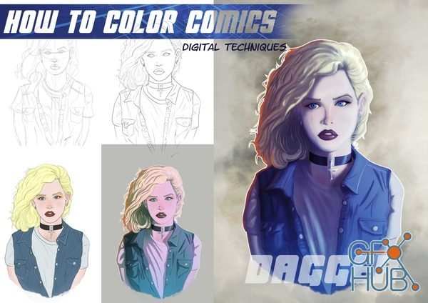 Skillshare – How To Color Comics – Digitally