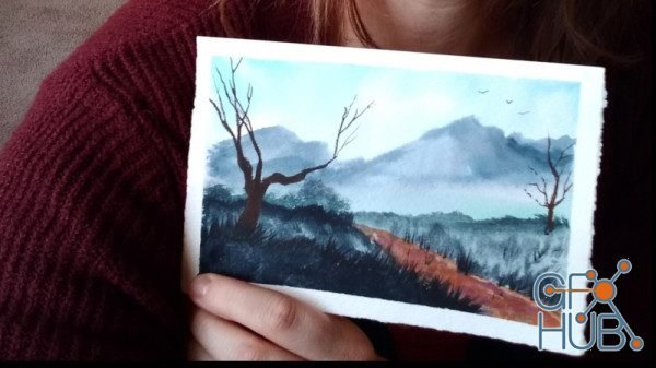 Skillshare - Intro to Watercolor: Paint a Landscape