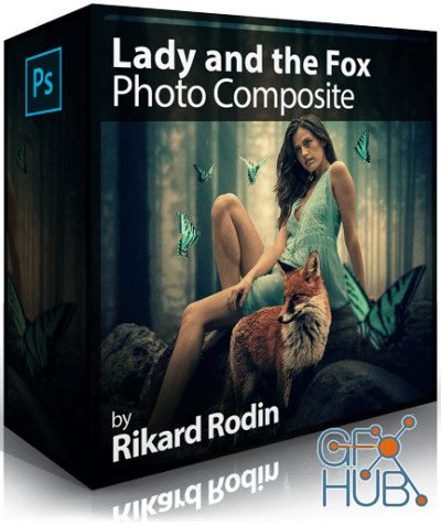 Kelvin Designs - Lady and the Fox Photo Composite