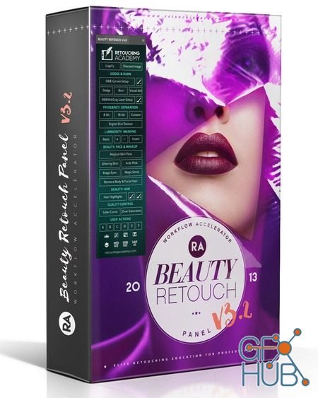 RA Beauty Retouch Panel v3.2 + Pixel Juggler for Adobe Photoshop CC 2019.0.2