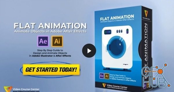 Skillshare – Flat Animation – Animate 2d Flat Objects in Adobe After Effects CC & Adobe Illustrator