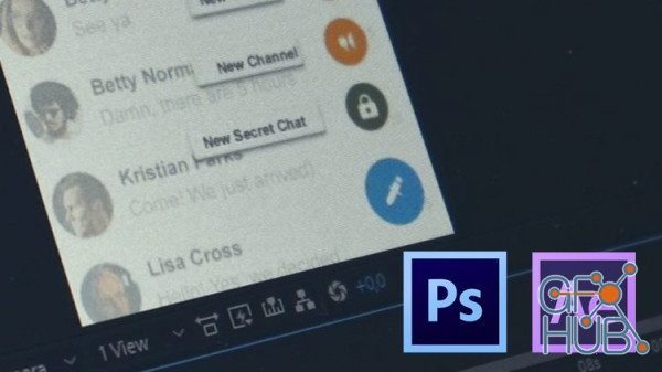 Udemy - Messenger App Animation In After Effects