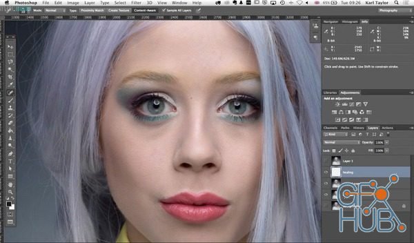 Karl Taylor Photography – Practical Demonstration on Beauty Retouch