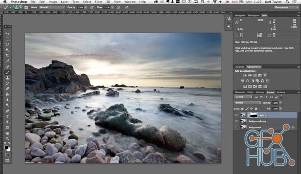 Karl Taylor Photography – Practical Demonstration on Landscape Retouch