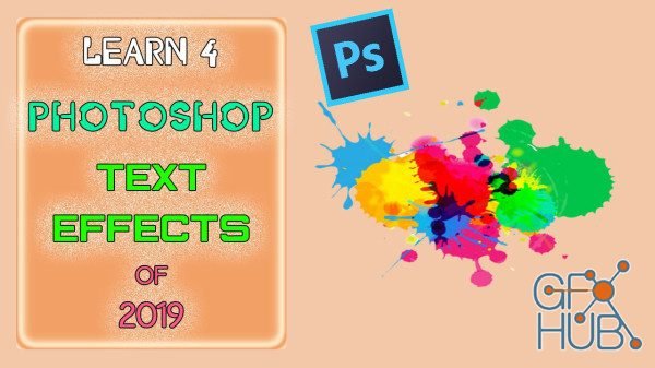 Skillshare - Learn Text Effects in Photoshop | Water color effect | Portrait | Water drops | Exposure Effects