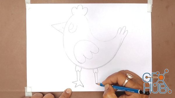 Skillshare - How to draw birds in easy way step-by-step