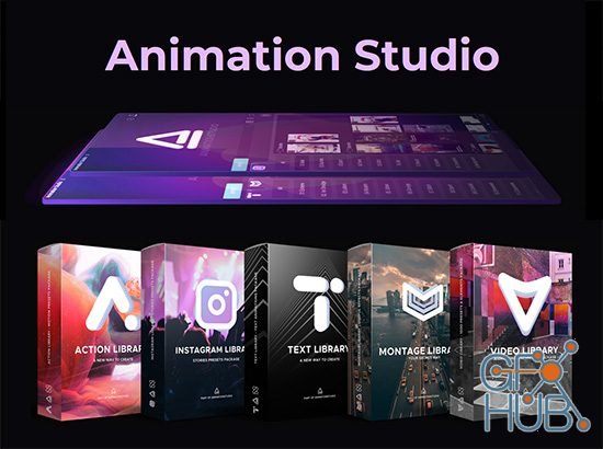Nitrozme Animation Studio Packages for Adobe After Effects