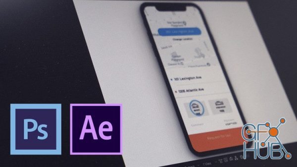 Udemy - Taxi Mobile App Animation In After Effects