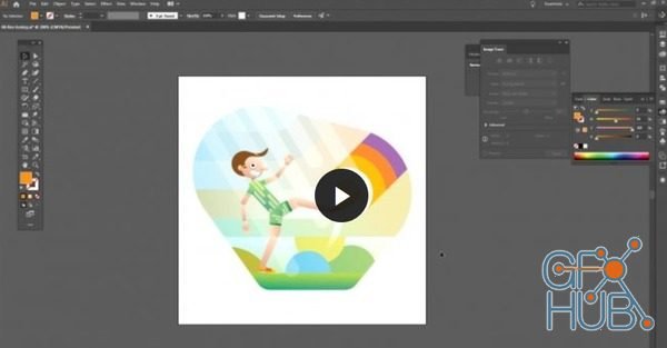 Skillshare – Adobe Illustrator CC: Soccer Player Vectoral Illustratiom