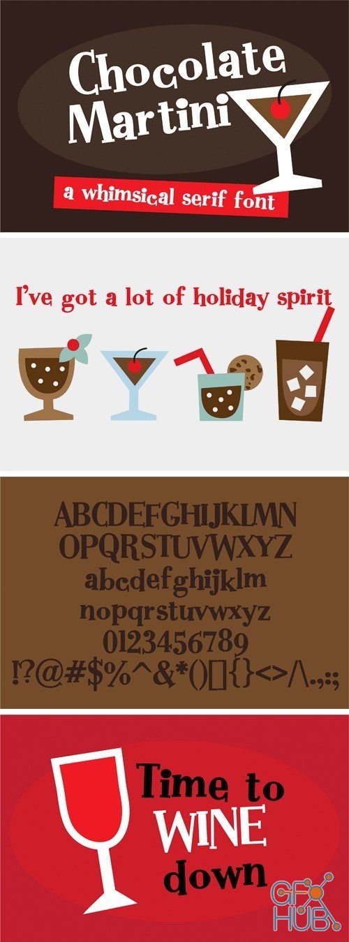 Fontbundles - ZP Chocolate Martini 198316