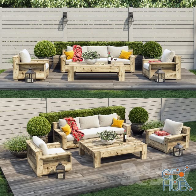 Terrace, patio, outdoor space