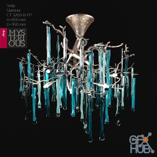 Serip CT3269-8-FP modern chandelier