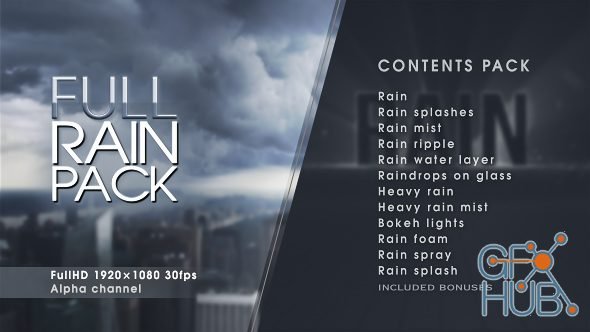 Videohive – Full Rain Pack
