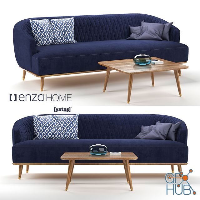 Aria Kose Takimi sofa by Enza Home