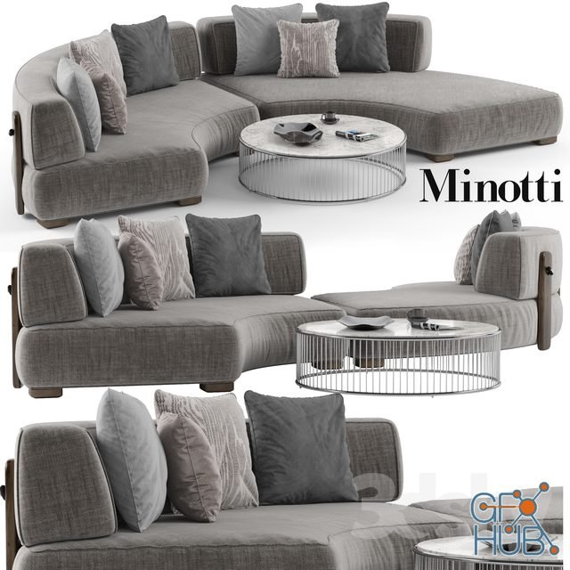 Sofa Florida by Minotti