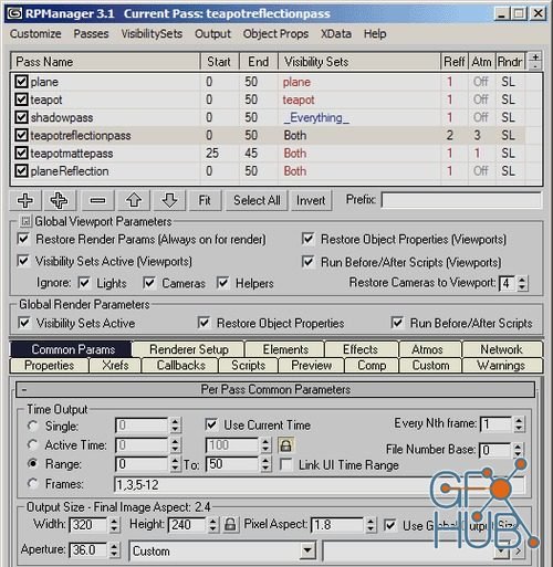 RPManager v7.02 for 3ds max 2013 - 2020