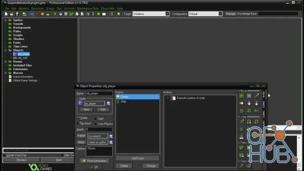 Skillshare - GameMaker Studio - Make A Simple Platformer!