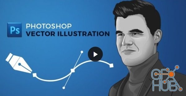 Skillshare – Photoshop: Vector Illustration (Greyscale)