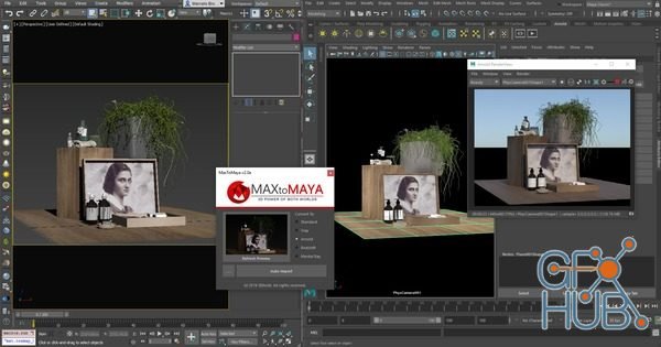 MaxToMaya v2.0a for Maya 2014 to 2019