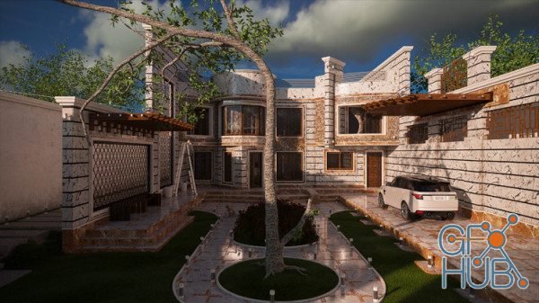 Udemy - MASTER 3Ds MAX & V-RAY By Designing Arabian House