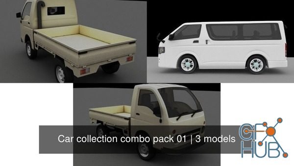 CGTrader – Car collection combo pack 01