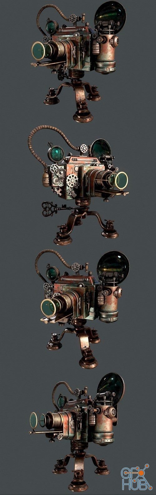 Steampunk Photo Camera