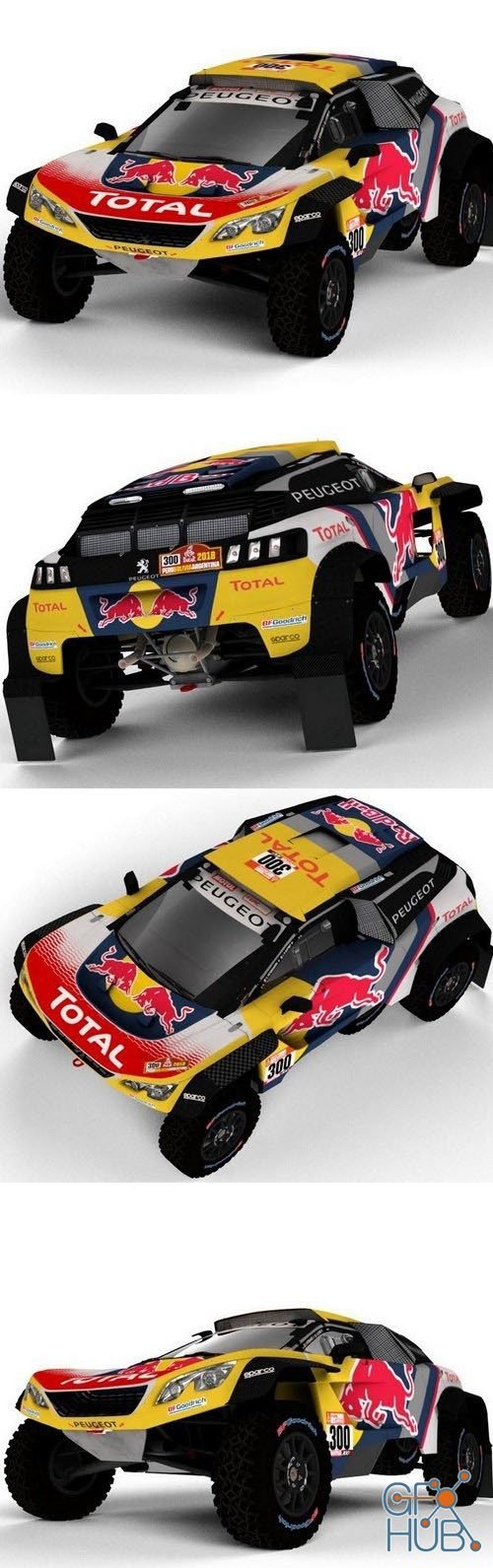 Peugeot 3008DKR Dakar Rally Sport Prototype