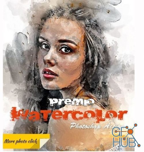 GraphicRiver - Premio Watercolor Photoshop Action 23168057