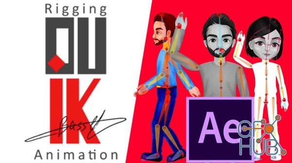 Skillshare - Motion Graphics with Duik Bassel 2019 in After Effects | Rigging&Animation | 2D Animation
