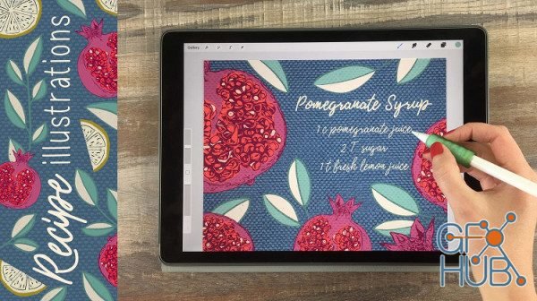 Skillshare - Recipe Illustrations on Your iPad in Procreate