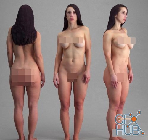 Nude Girl – 3D Scanned
