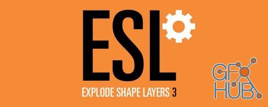 Explode Shape Layers v3.4.6 Plugin for Adobe After Effects