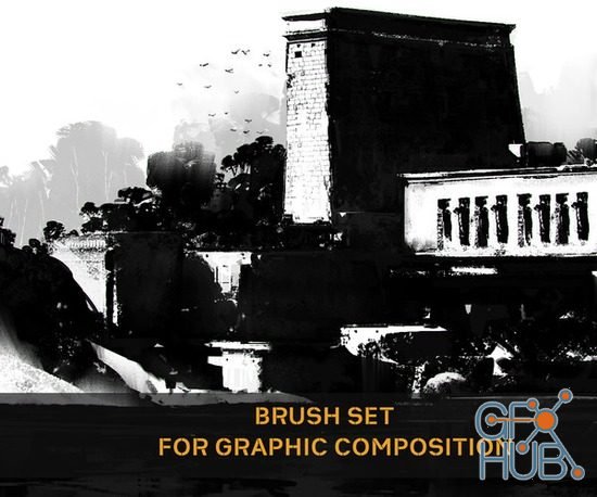 ArtStation – Brush Set For Graphic Composition with Sathish Kumar