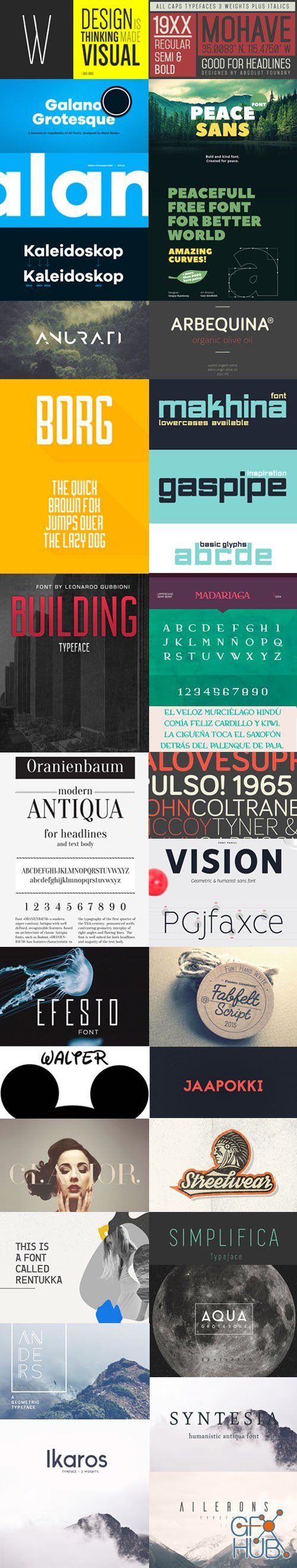 25 Best Fonts to Enhance Your Next Design Work