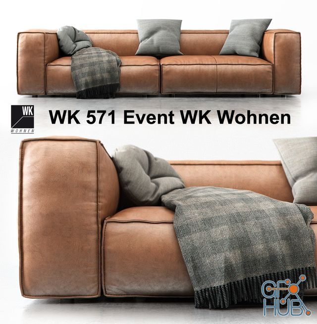 Modular sofa WK 571 Event WK Wohnen