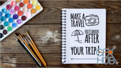 Skillshare - Make a travel sketchbook after your trip
