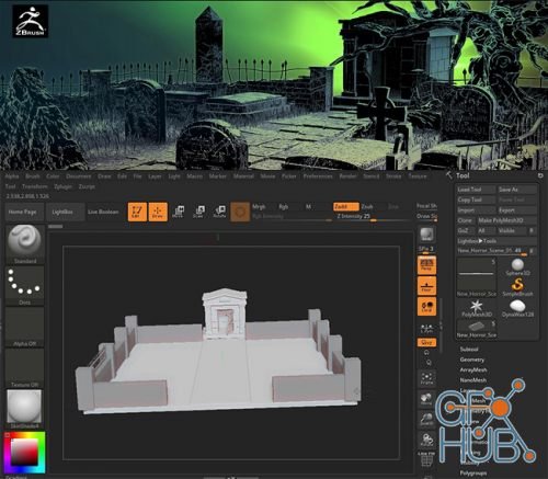 3DMotive – Catacomb in ZBrush Series Volume 3