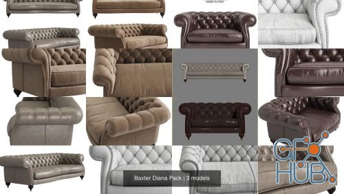 CGTrader – Baxter Diana Pack 3D Model Collection