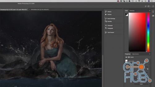 The Portrait Masters – Creative Portrait Series: Full Post-Production: Mermaid on Land