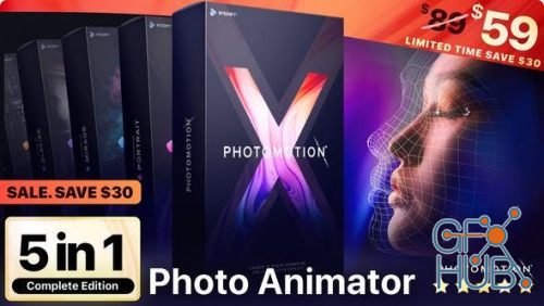 Videohive – Photomotion X – Biggest Photo Animation Toolkit (5 in 1)