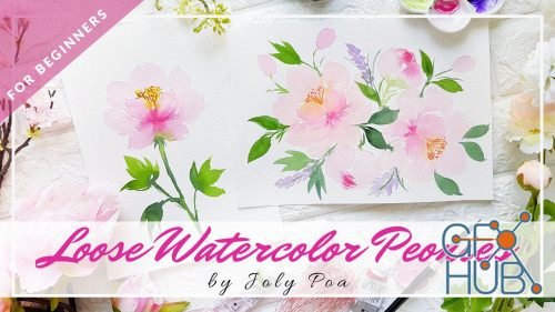 Skillshare - Easy-to-Learn Loose Watercolor Peonies