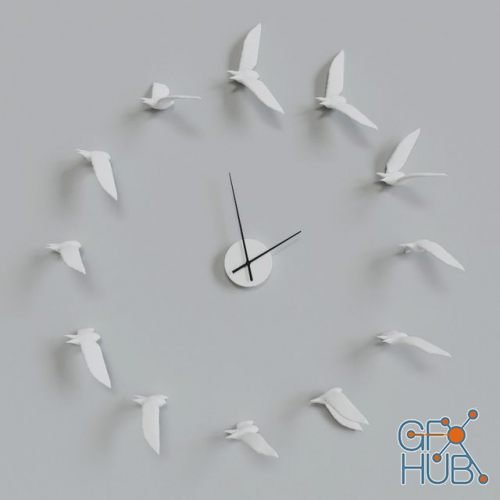 Haoshi Design Swallow clock