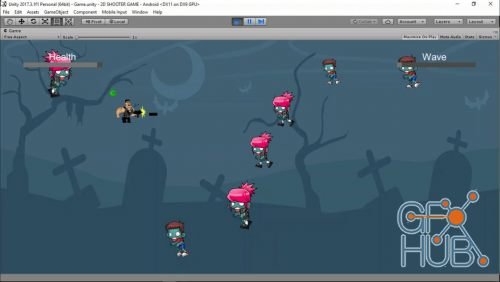 Skillshare – Develop a 2D Shooter game in Unity