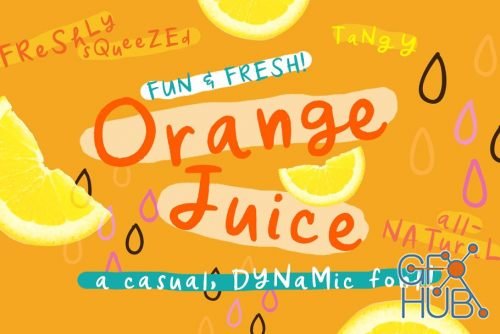 CM - Orange Juice Font 3388714