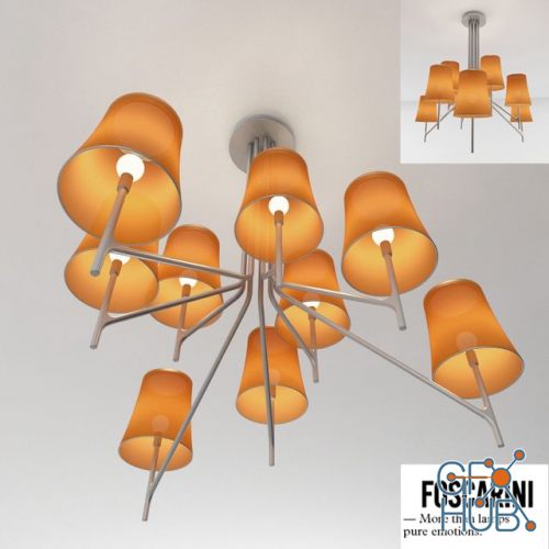 Foscarini Birdie Soffitto chandelier