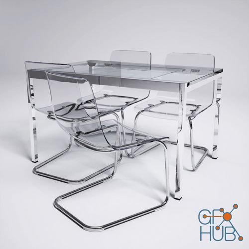 Glivarp table, Tobias chairs by IKEA