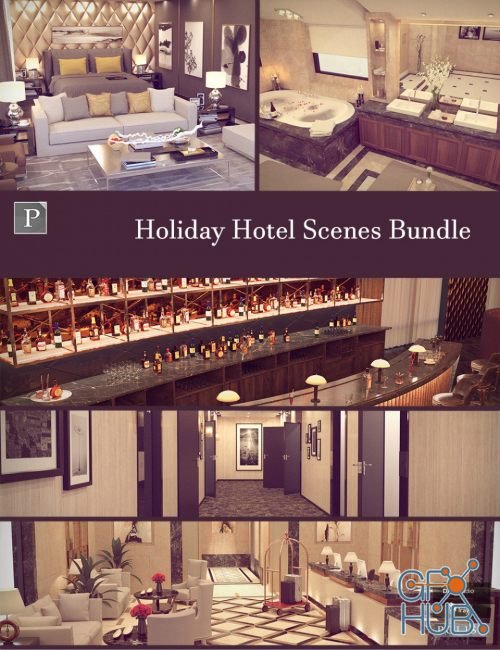 Holiday Hotel Scenes Bundle