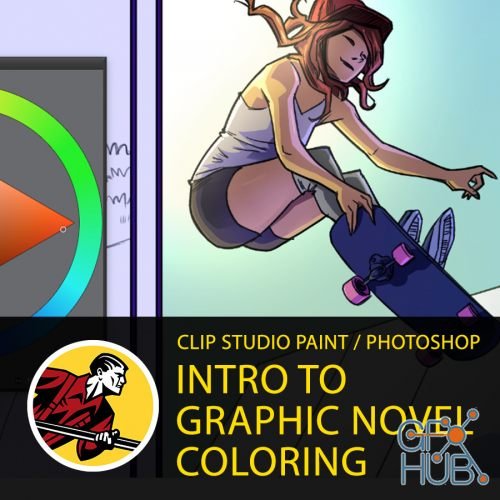 Gumroad – Intro to Graphic Novel Coloring by Reuben Lara