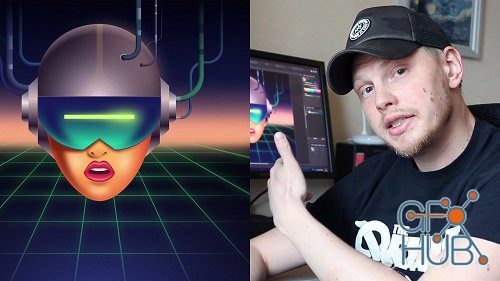 Skillshare – Retro Futuristic Illustration: Creating 80's Airbrush Graphics with Affinity Designer