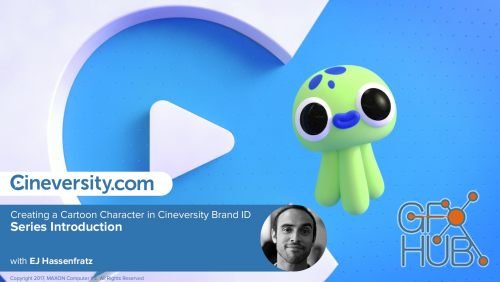 Cineversity – Creating a Cartoon Character in Cineversity Brand ID